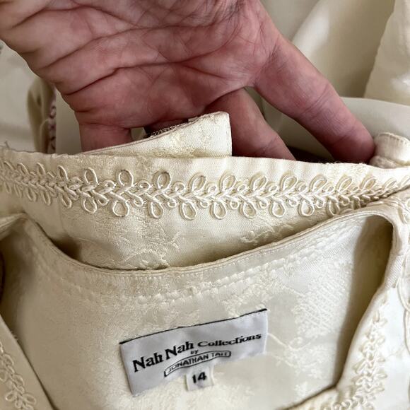 Nah Nah Collections by Jonathan Tait Vintage Dress Outfit Jacket Size 14 - Picture 10 of 13